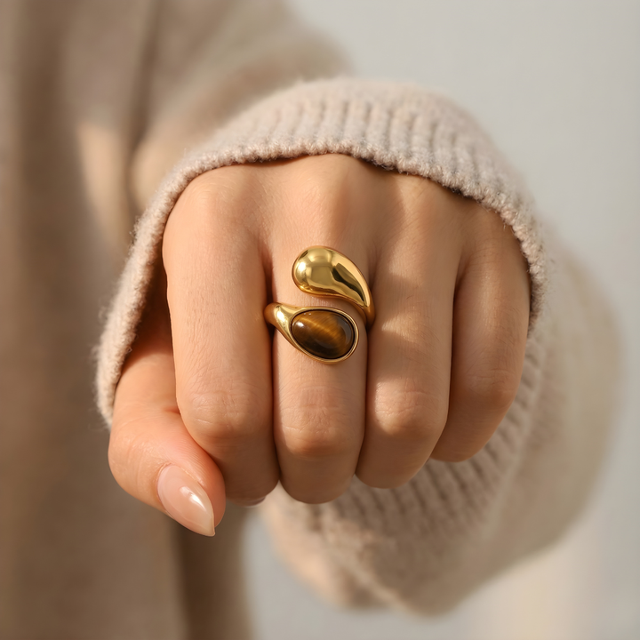 Bague Talisman Œil de Tigre