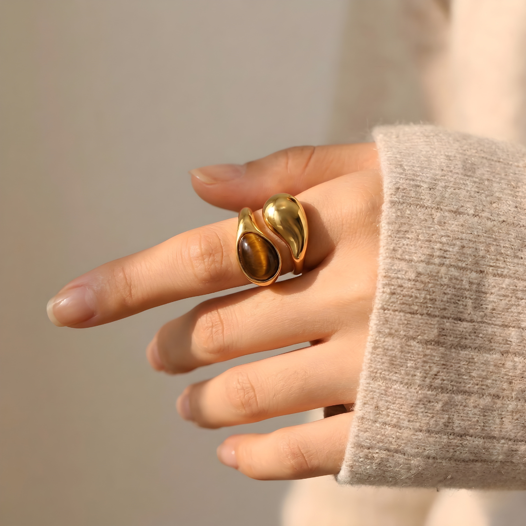 Bague Talisman Œil de Tigre
