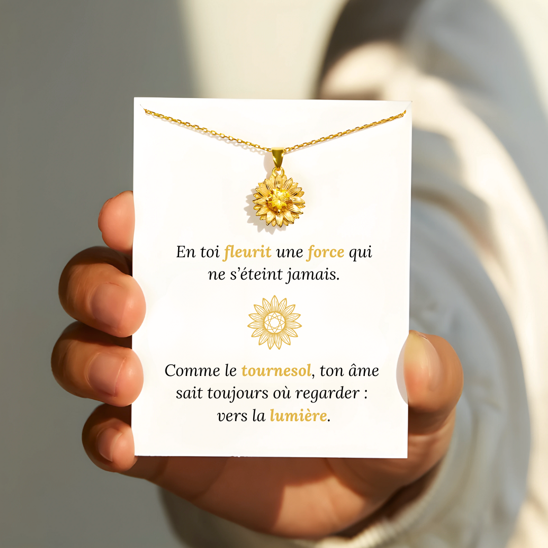 Collier Âme Tournesol