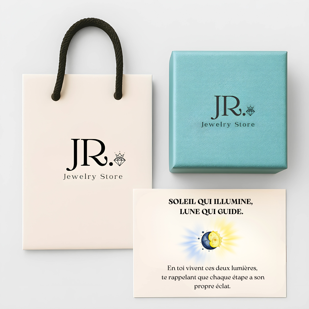 Collier Soleil & Lune Brillante