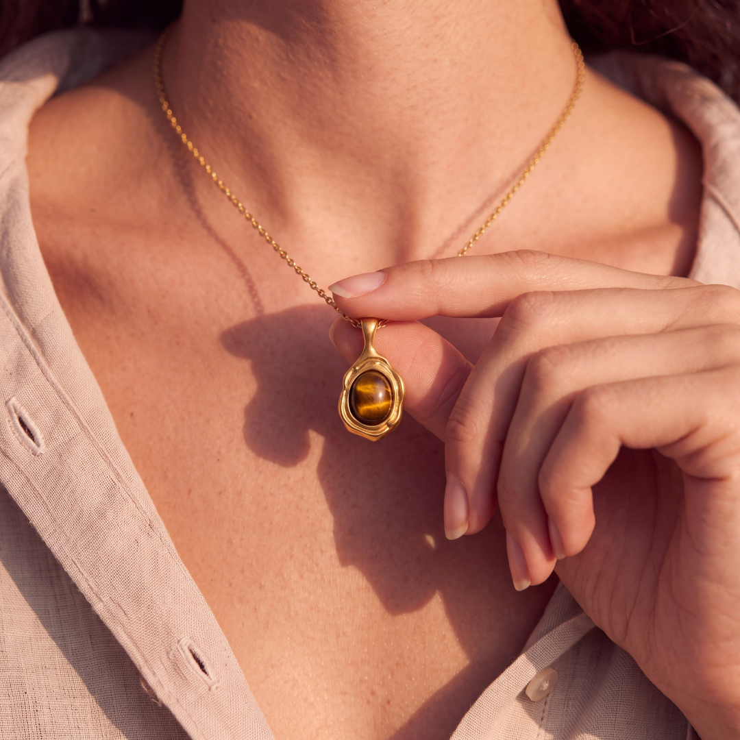 Collier Intuition – Œil de Tigre