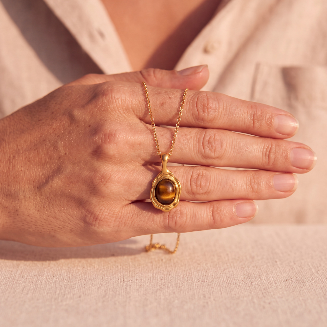Collier Intuition – Œil de Tigre