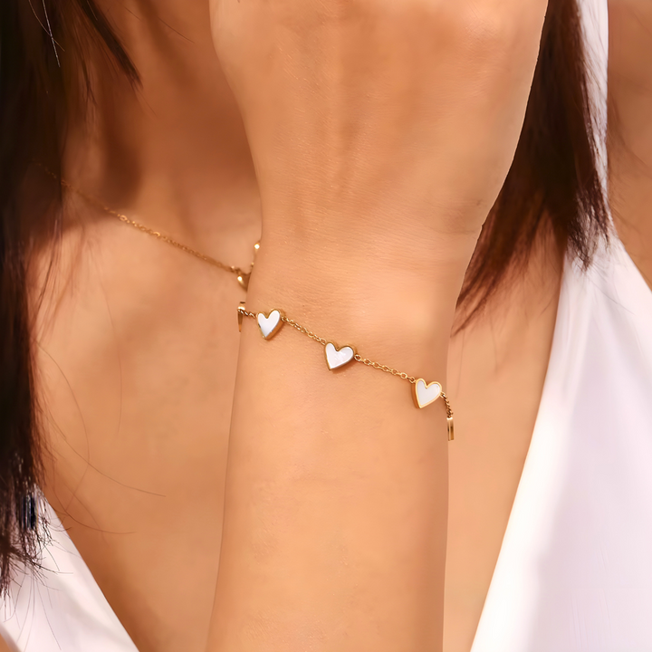 Bracelet Cœur de Nacre