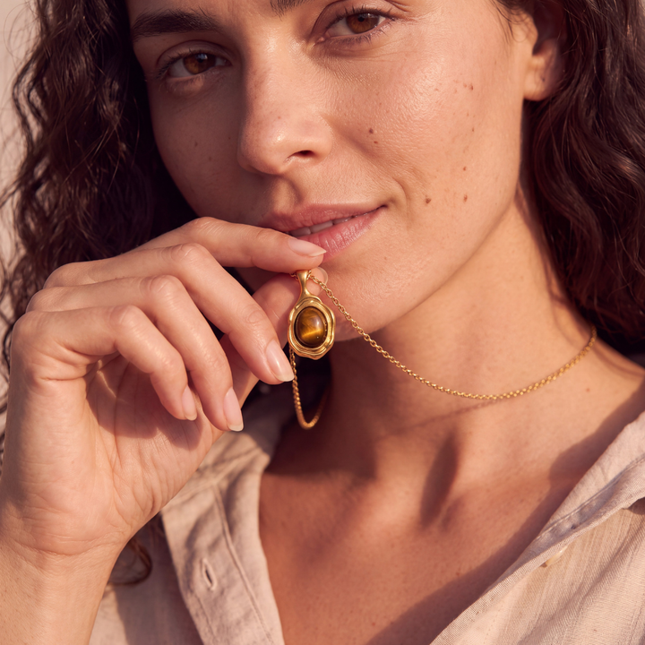 Collier Intuition – Œil de Tigre