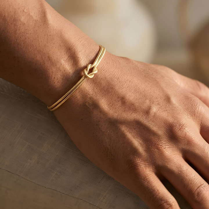 Bracelet Nœud Éternel – À mon Papa
