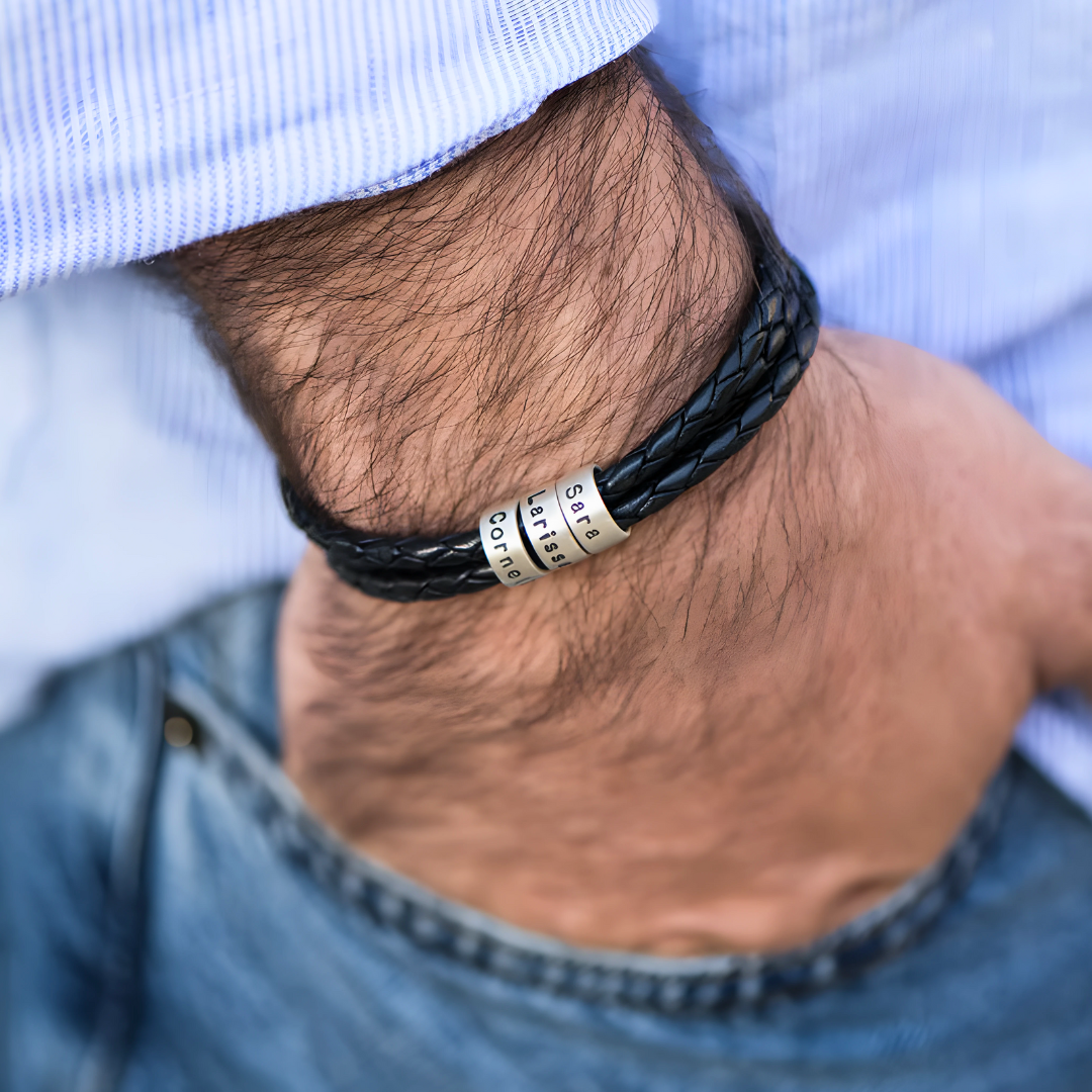 Bracelet Amour Paternel – Personnalisable avec prénoms