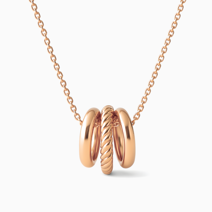 Collier Trilogie Dorée