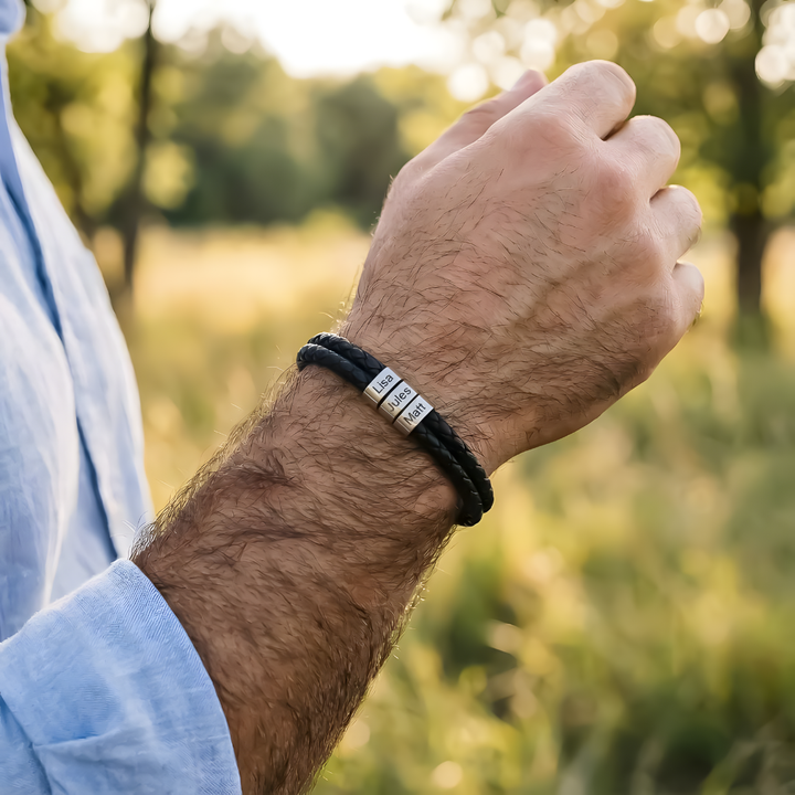 Bracelet Amour Paternel – Personnalisable avec prénoms