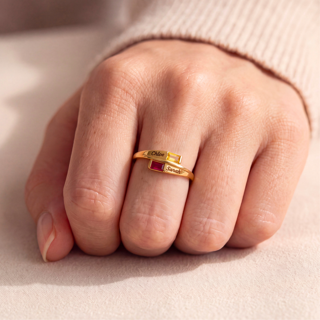 Bague Le Jour de Ton Arrivée – Personnalisée