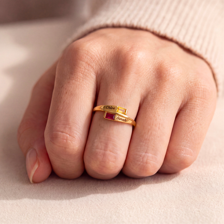 Bague Le Jour de Ton Arrivée – Personnalisée