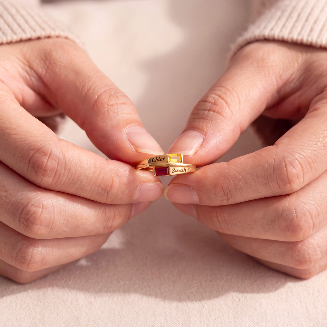 Bague Le Jour de Ton Arrivée – Personnalisée