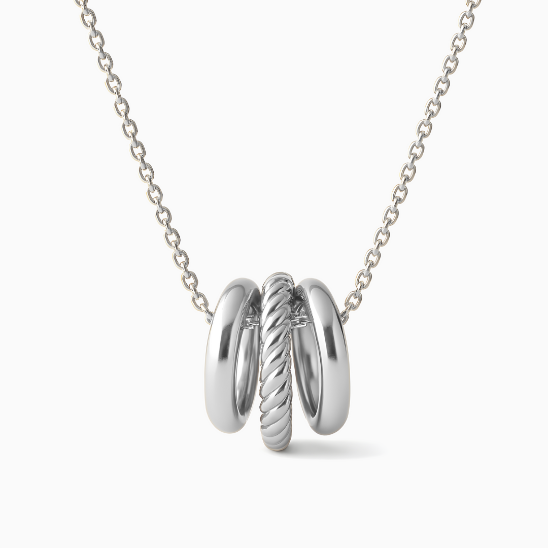 Collier Trilogie Dorée