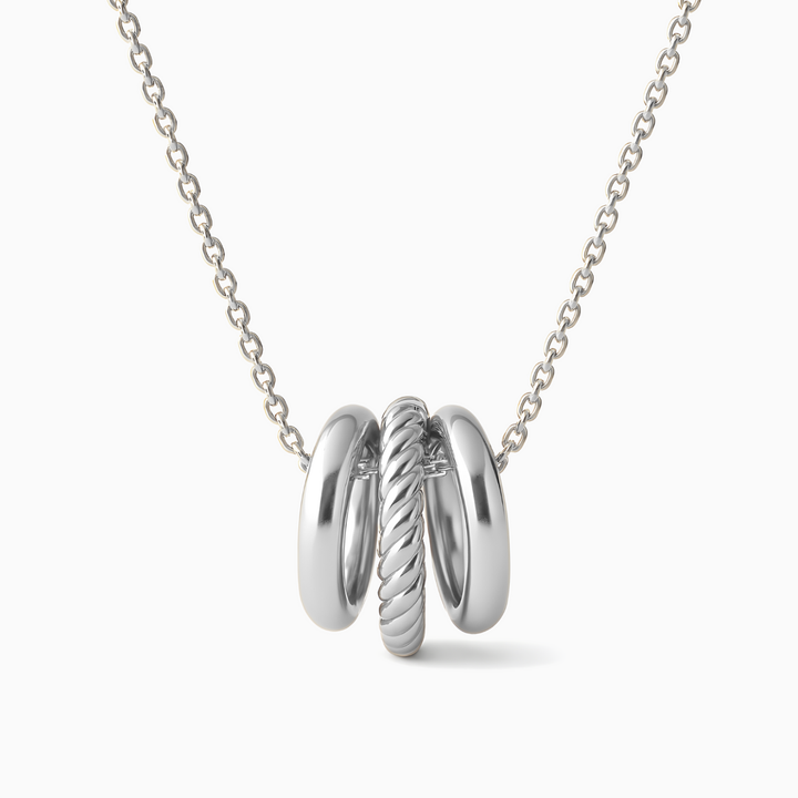 Collier Trilogie Dorée