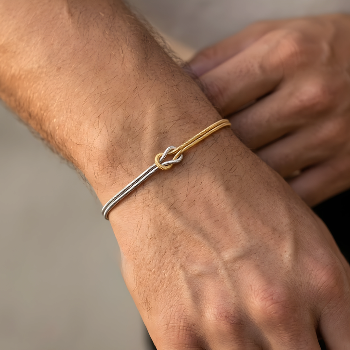 Bracelet Nœud Éternel – À mon Papa