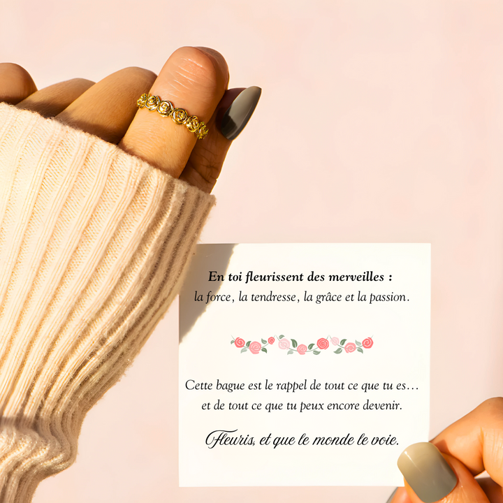 Bague Roseraie