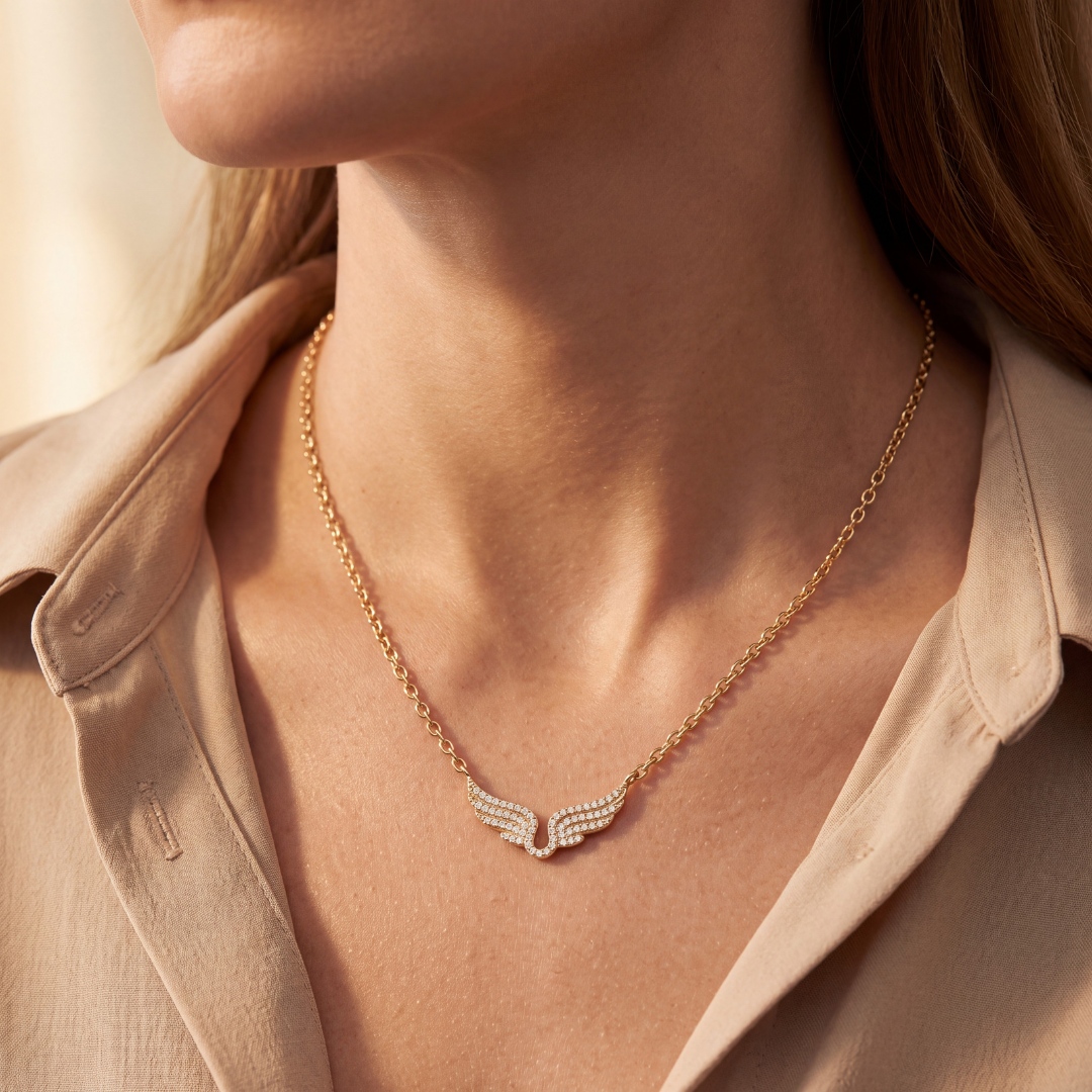 Collier Ailes Protectrices