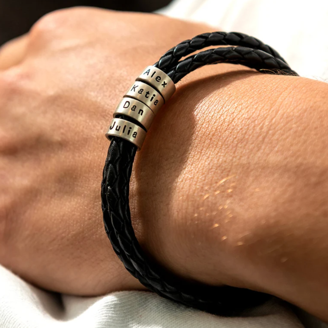 Bracelet Amour Paternel – Personnalisable avec prénoms
