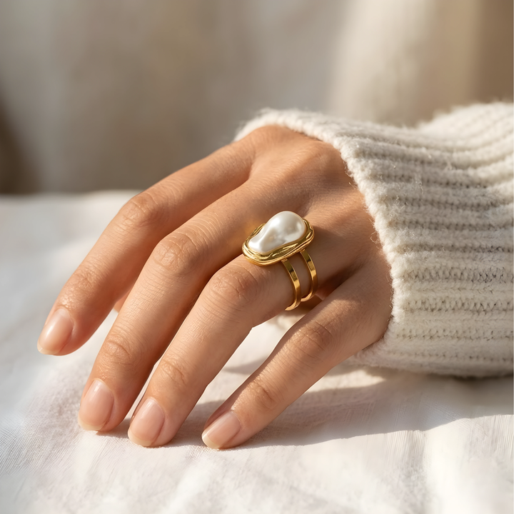 Bague Perla Bianca