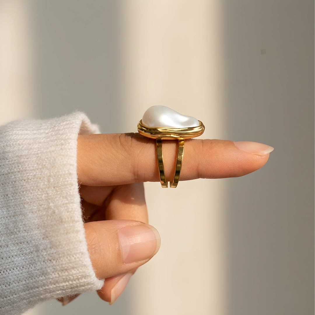 Bague Perla Bianca