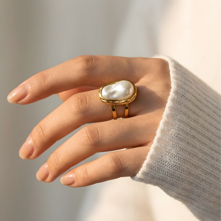 Bague Perla Bianca
