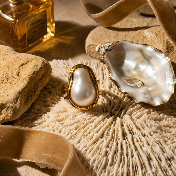 Bague Perla Bianca