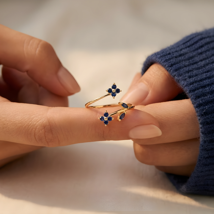 Bague Flora Saphir