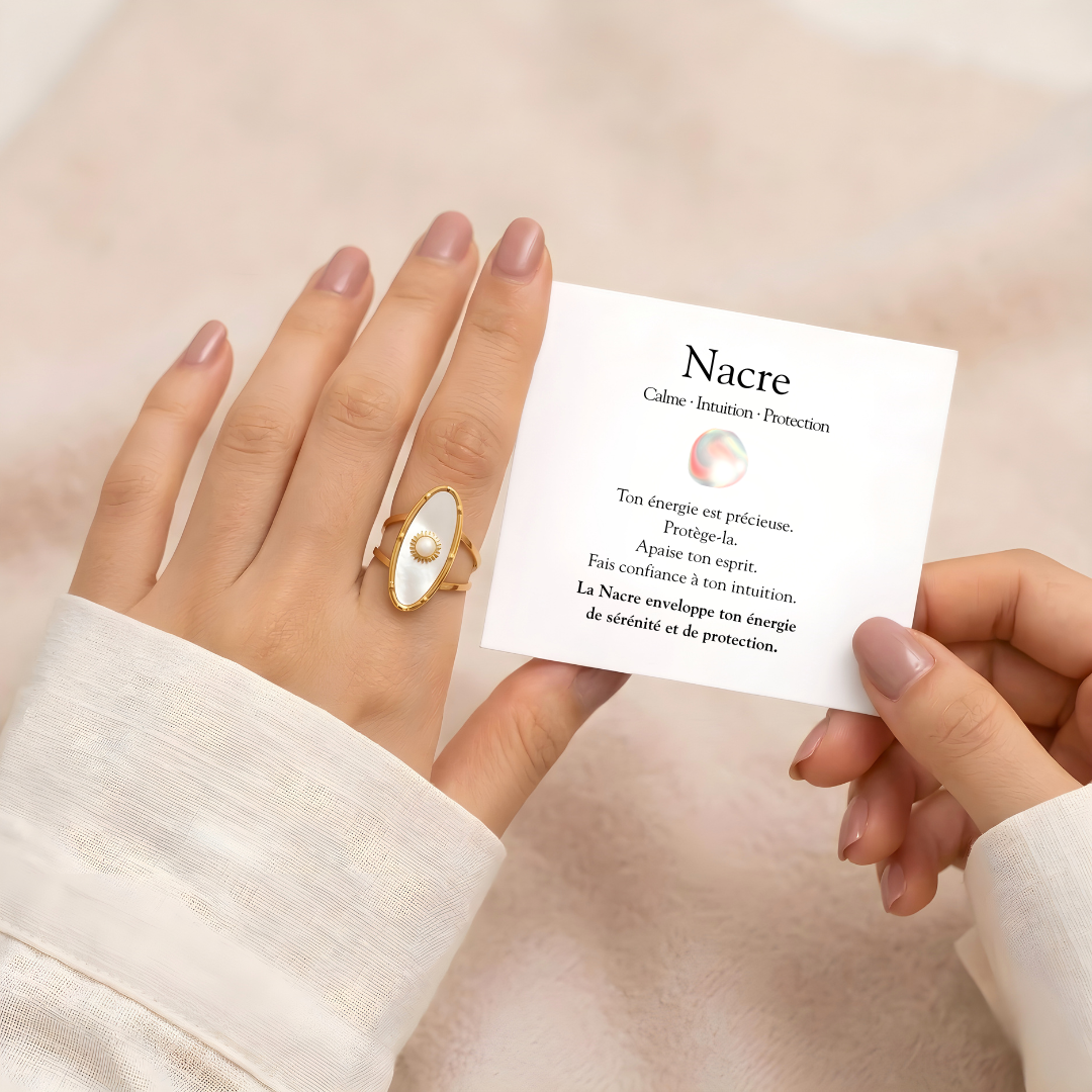 Bague Talisman Nacre