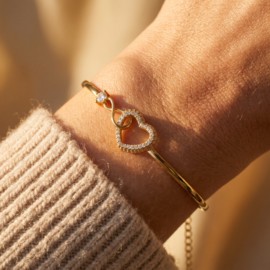 Bracelet Cœur Infinity