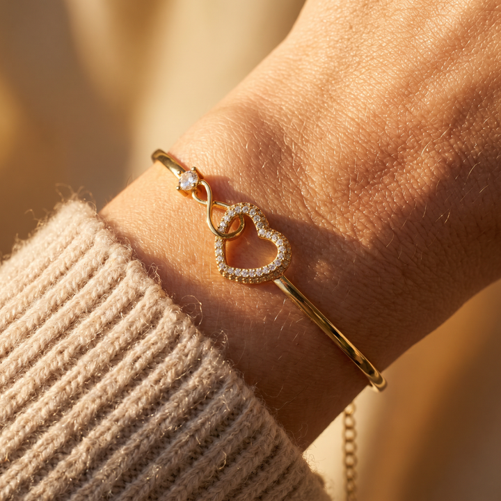Bracelet Cœur Infinity