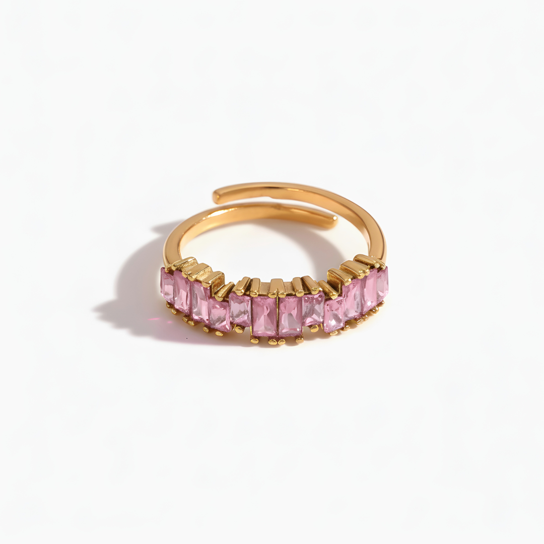 Bague Crystal Rosé
