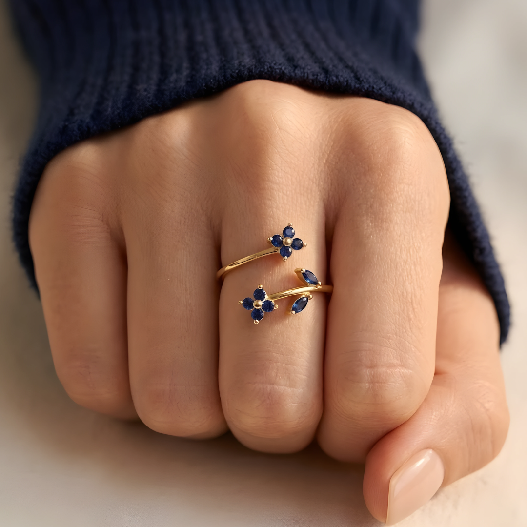 Bague Flora Saphir