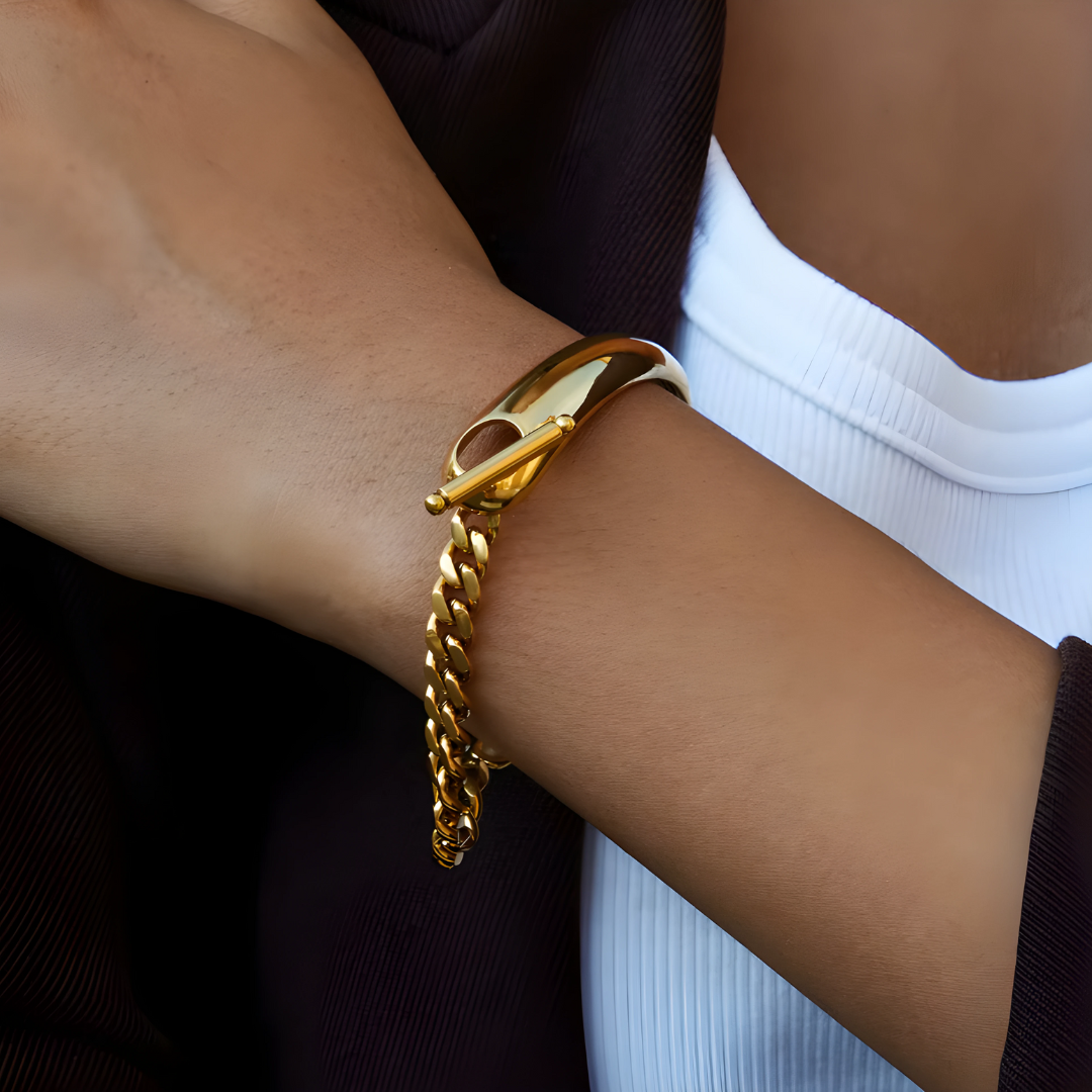 Bracelet Golden Asymétrique