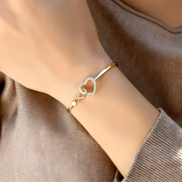 Bracelet Cœur Infinity