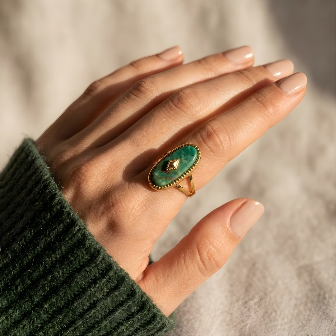 Bague Amulette Jade
