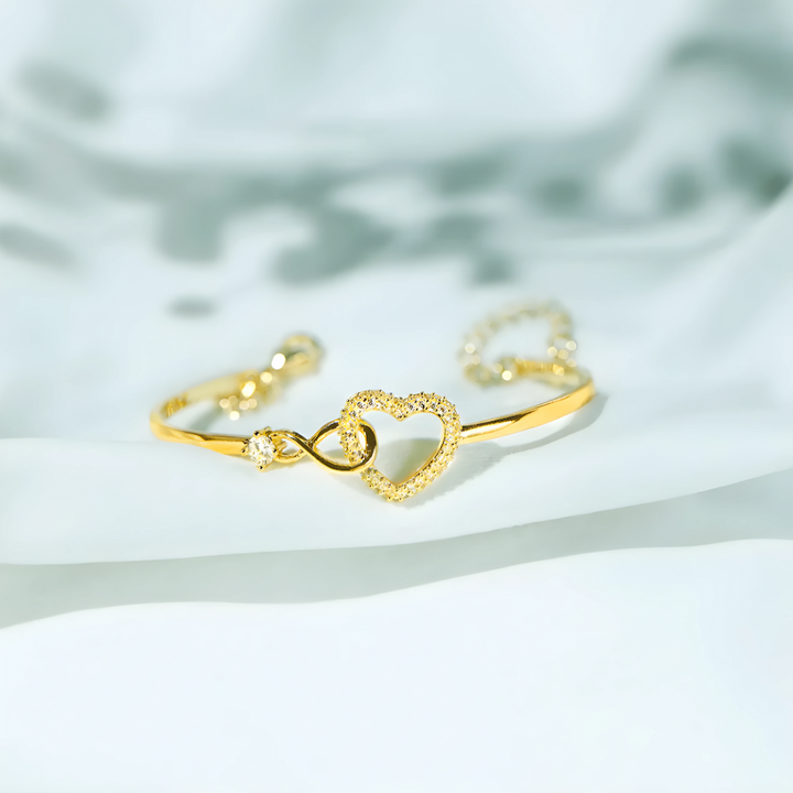 Bracelet Cœur Infinity