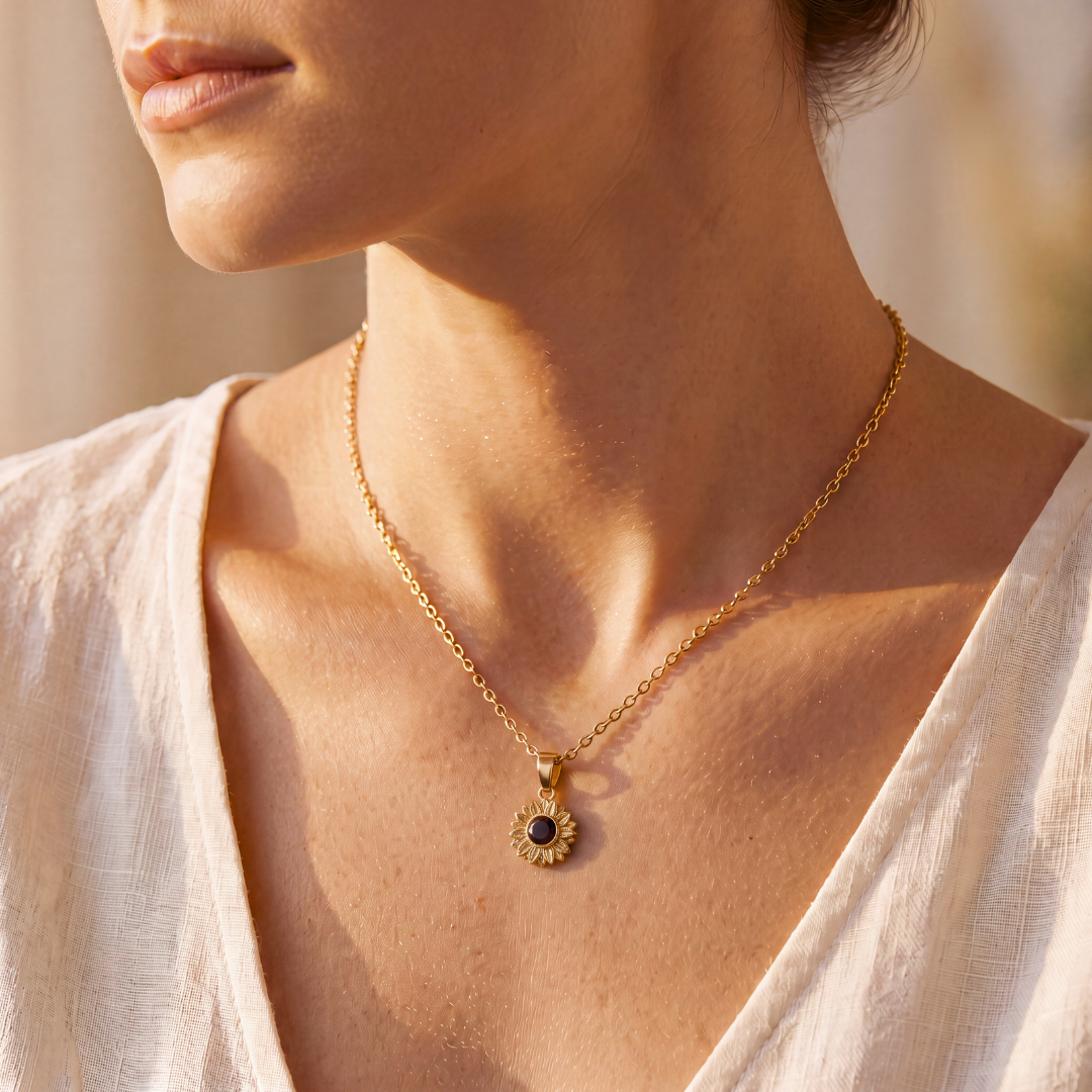 Collier Tournesol de nos souvenirs