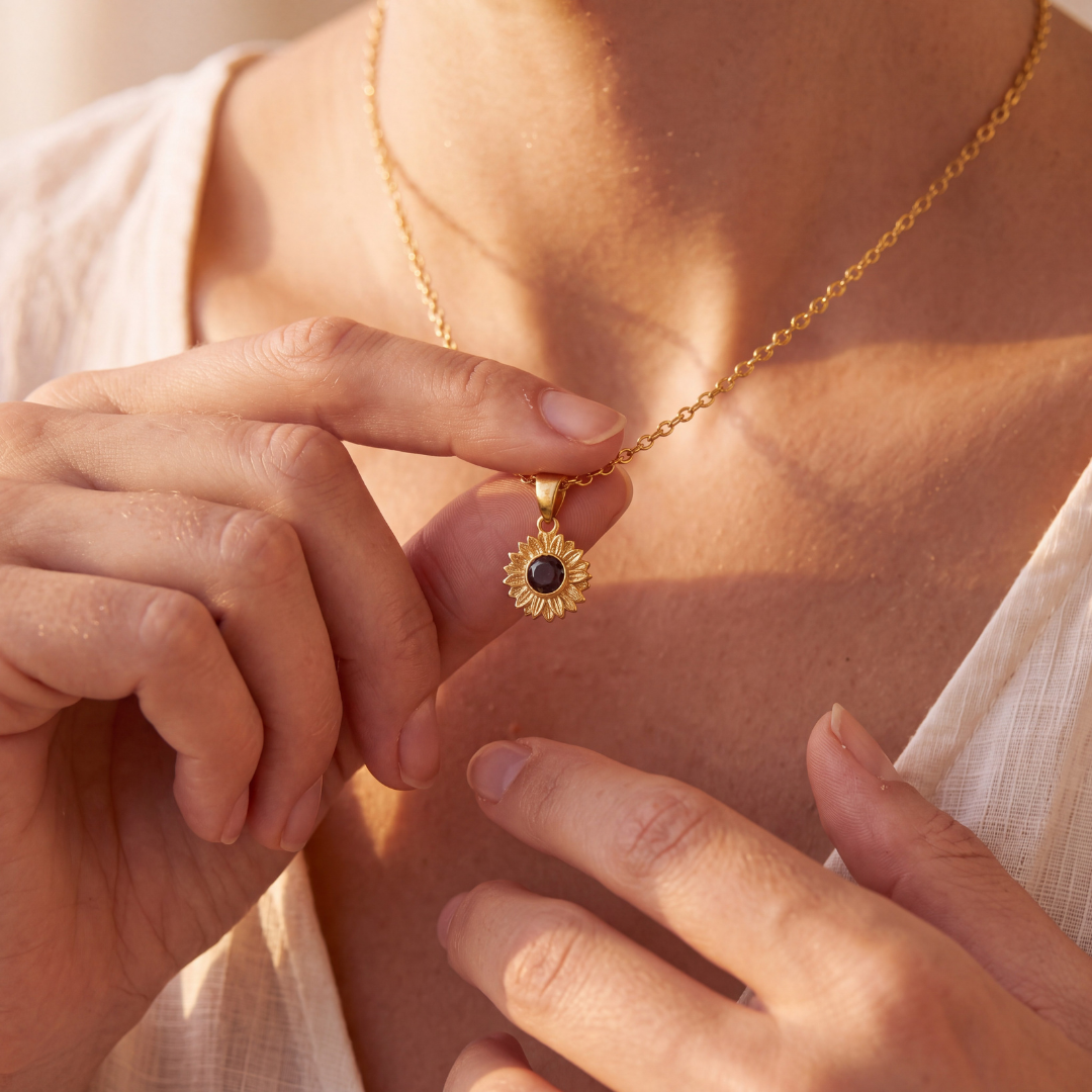 Collier Tournesol de nos souvenirs