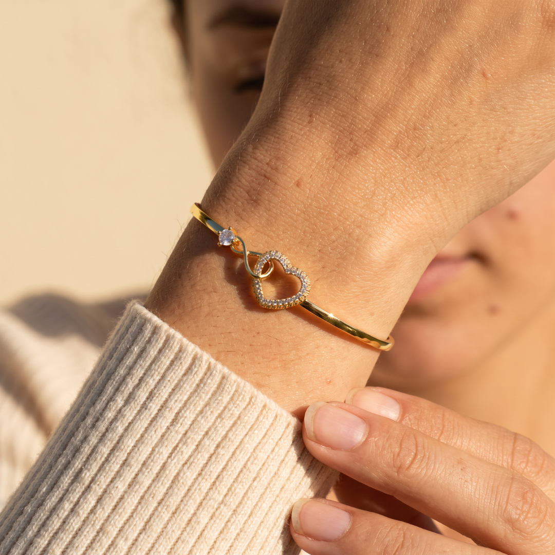 Bracelet Cœur Infinity