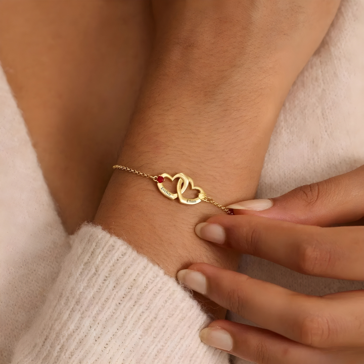 Bracelet Cœurs Entrelacés
