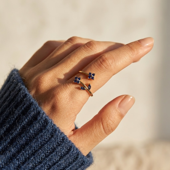 Bague Flora Saphir