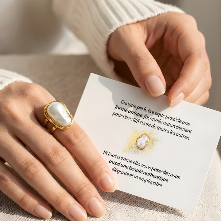 Bague Perla Bianca