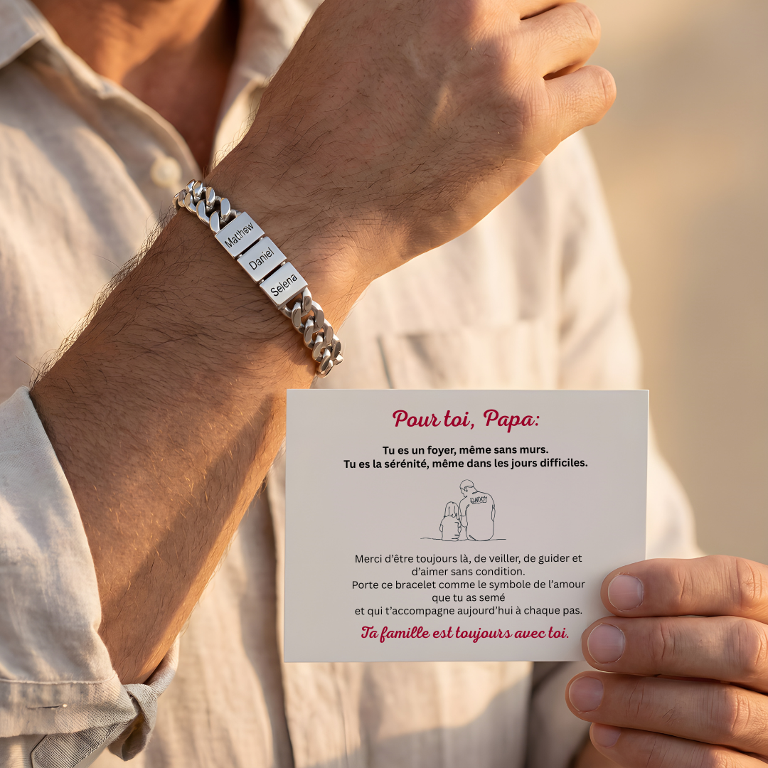 Bracelet Mes Raisons – Personnalisable avec prénoms