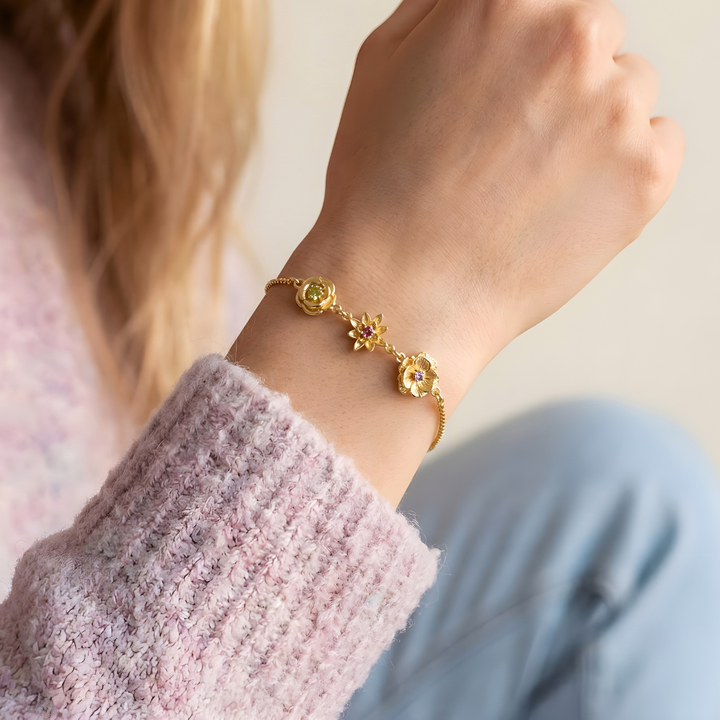Bracelet Fleurs de Vie - Personnalisé