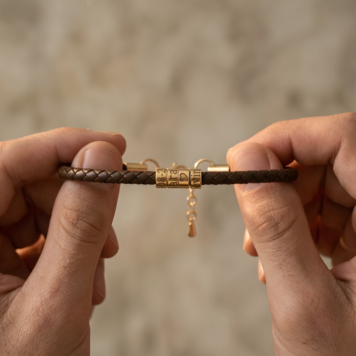 Bracelet Le Meilleur Papa – Personnalisable