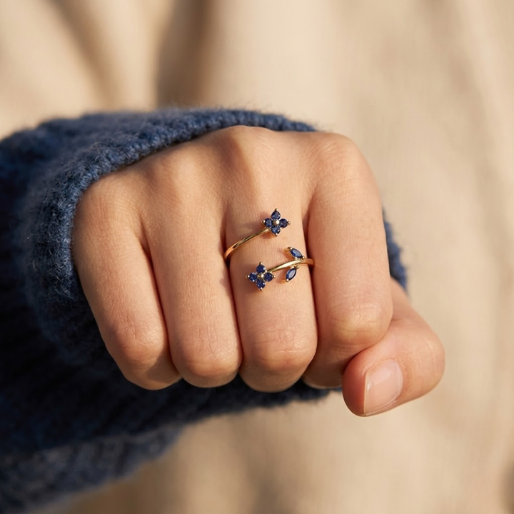 Bague Flora Saphir