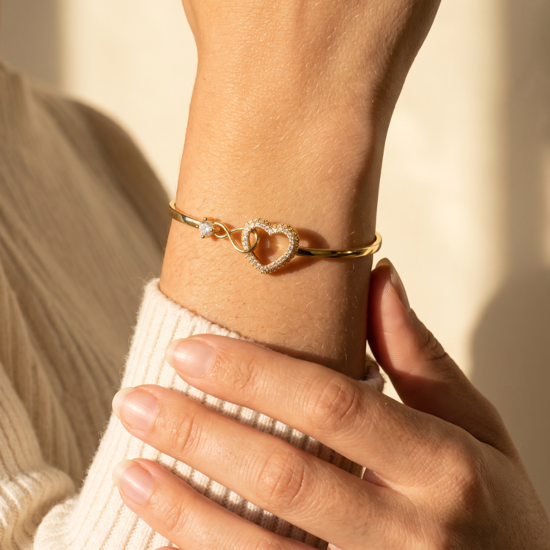 Bracelet Cœur Infinity