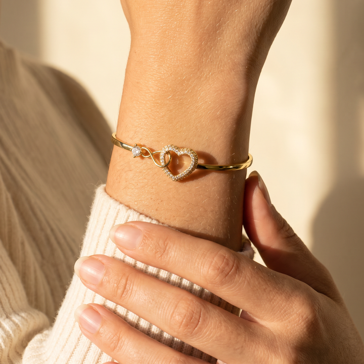 Bracelet Cœur Infinity
