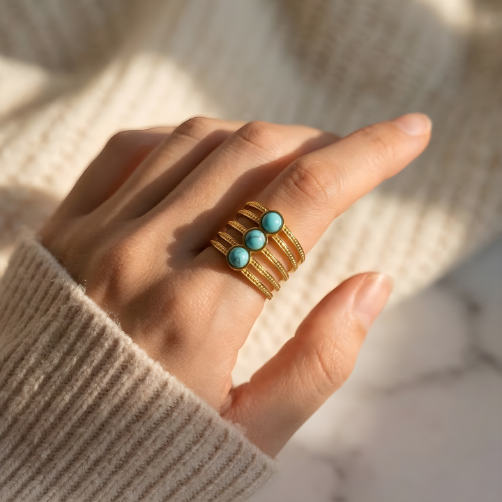 Bague Talisman Turquoise