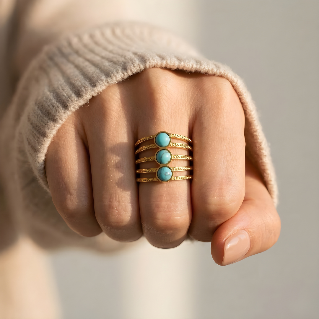 Bague Talisman Turquoise