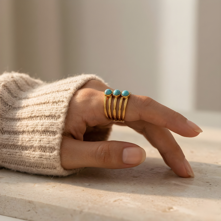 Bague Talisman Turquoise